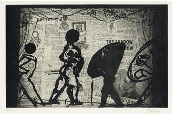 WILLIAM KENTRIDGE Two prints.